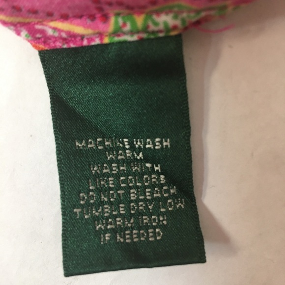 Lauren Ralph Lauren Pink and Green Paisley Blouse - Picture 8 of 8